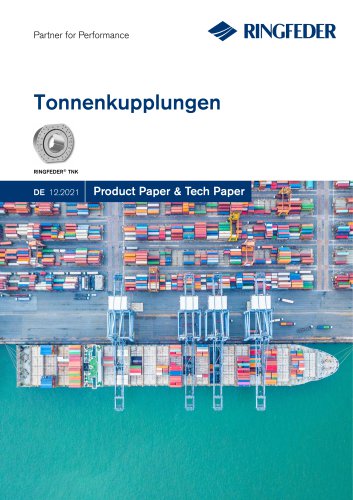 Product Paper Tonnenkupplungen RINGFEDER® TNK