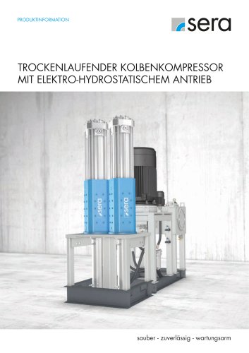 TROCKENLAUFENDER KOLBENKOMPRESSOR MIT ELEKTRO-HYDROSTATISCHEM ANTRIEB