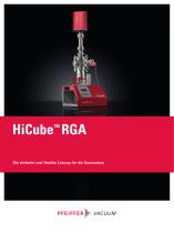 Gasanalysesystem HiCube™ RGA - 1