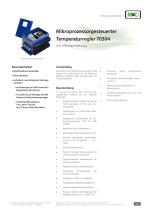 Mikroprozessorgesteuerter Temperaturregler 70304