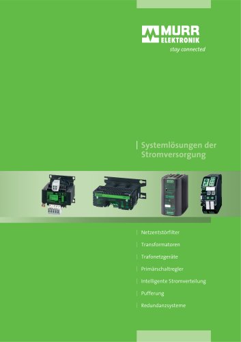 Systemlösungen der Stromversorgung