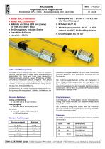 Magnetostriktiver Wegaufnehmer MPC - 1