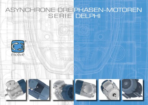 ASYNCHRONE DREIPHASEN-MOTOREN  SERIE DELPHI