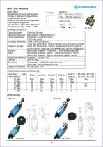 Mini Limit Switches