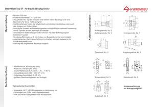 Typ 57 · Hydraulik-Blockzylinder - 1