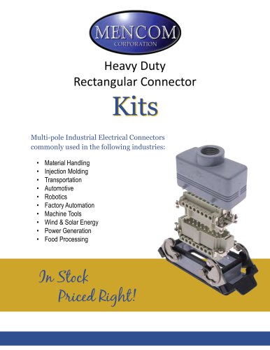 Heavy Duty  Rectangular Connector Kits