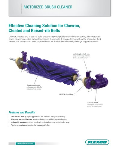 MOTORIZED BRUSH CLEANER