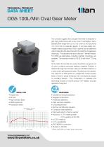 OG5 100L/Min Oval Gear Meter