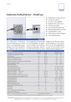 Elektrische Kraftaufnehmer – Modell 307 - 1