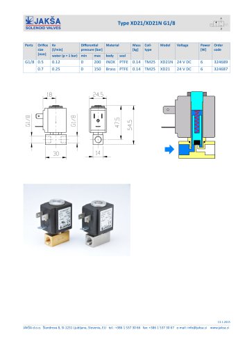 XD21/XD21N G1/8