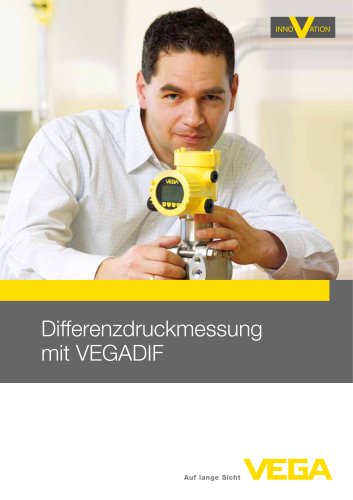 Differential pressure measurement with VEGADIF