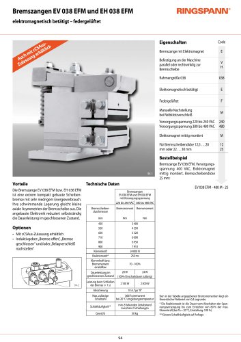 Datenblatt EH 038 EFM