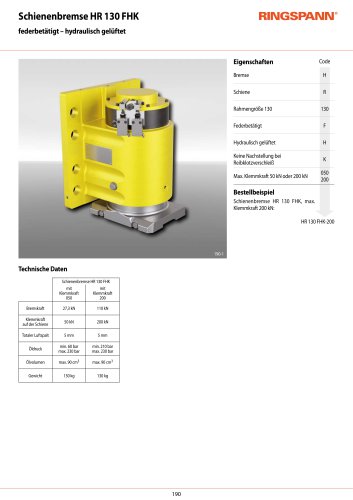 Datenblatt HR 130 FHK