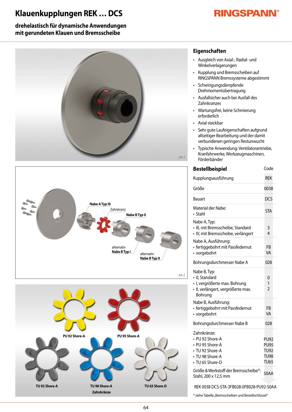 Datenblatt REK &hellip; DCS - RINGSPANN