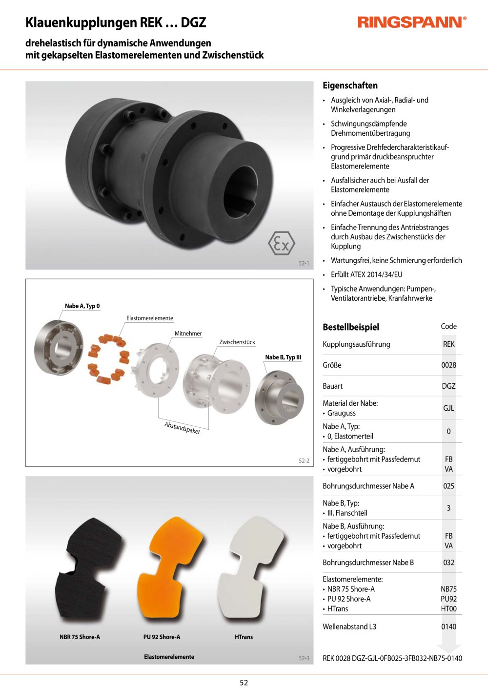 Datenblatt REK &hellip; DGZ - RINGSPANN
