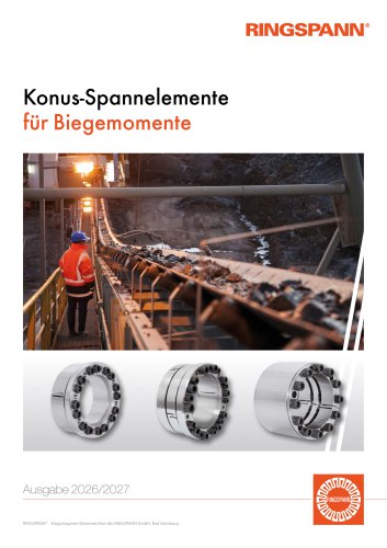 Konus-Spannelemente f&uuml;r Biegemomente