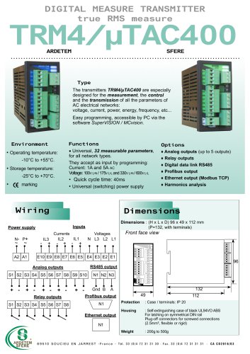 TRM4/µTAC 400