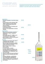 Integrating-averaging sound level meter and spectrum analyser