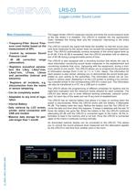 LRS-03  Sound level limiter-recorder