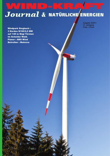 Hochverfügbarkeit von elektrischen Systemen in Windenergieanlagen