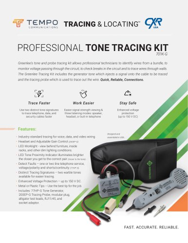 PROFESSIONAL TONE TRACING KIT 701K-G