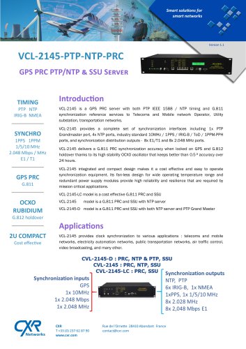 VCL-2145-PTP-NTP-PRC