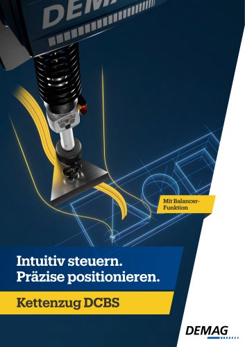 Demag Kettenzug DCBS Flyer