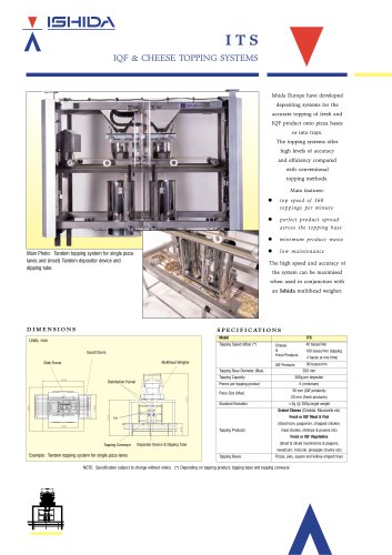 IQF and Cheese Topping System