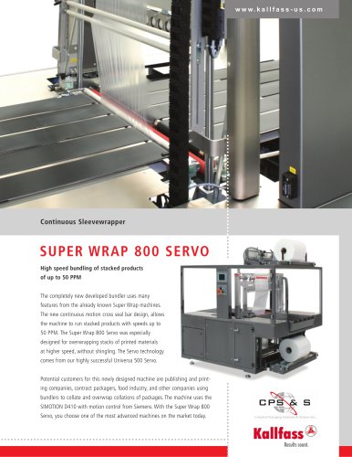 SUPER WRAP 800 SERVO