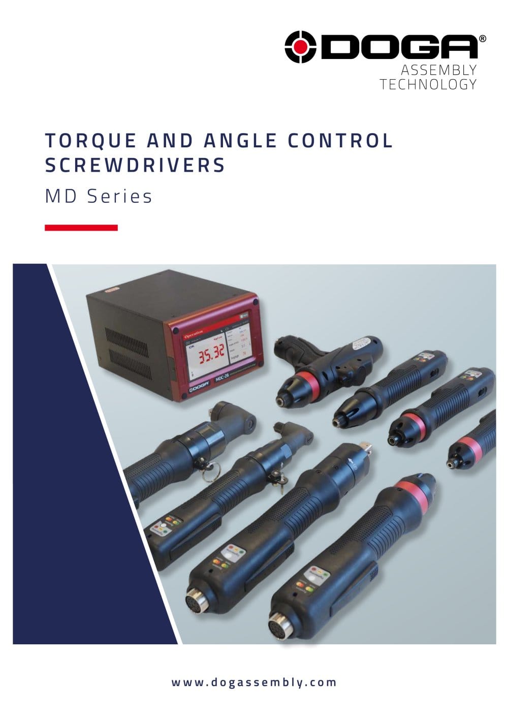 Torque and angle control screwdrivers - MD series - DOGA