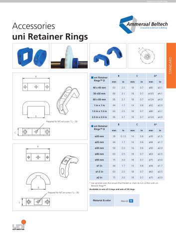 uni Retainer Rings