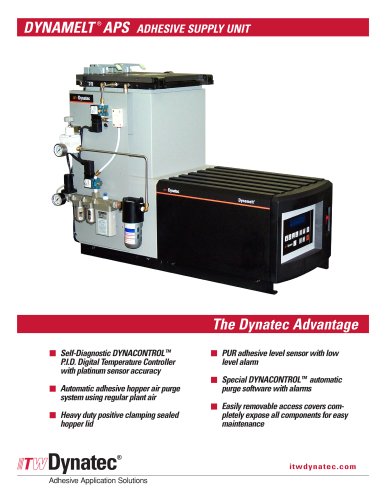 ITW Dynatec Dynamelt APS (Automatic Purge System) Hot Melt Adhesive Application System