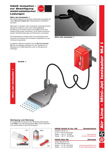 Mini-Jet ionizer MJ I