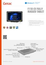 F110-EX FULLY RUGGED TABLET