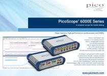 PicoScope®  6000E Series