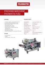 PACKING MACHINE PAXMATIC F20