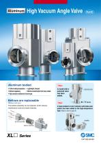 Aluminum High Vacuum Angle Valve