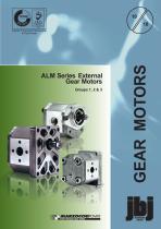 ALM series external gear motors Group 1, 2 and 3