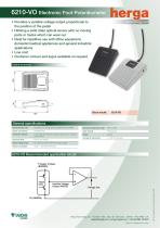 6210-VO Electronic Foot Potentiometer