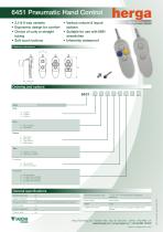 6451 Pneumatic Hand Control