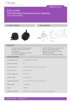 6761 & 6763 PCB Mounting Pressure/Vacuum Switches