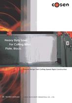 Cosen Heavy Duty Saws Billet Plate Block Brochure