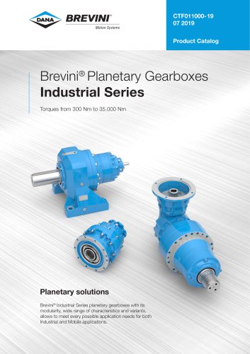 Brevini® Planetary Gearboxes Industrial Series