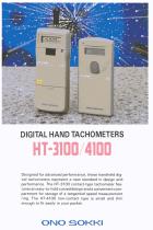 Digital hand tachometers