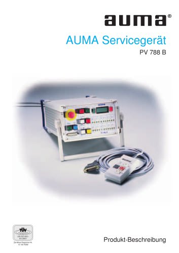 AUMA Servicegerät Produkt-Beschreibung PV 788 B