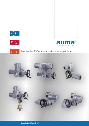 AUMA Stellantriebe und Armaturengetriebe