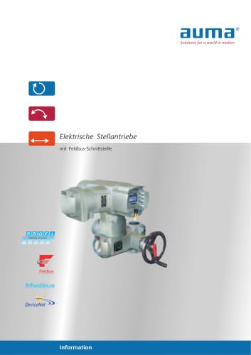 Stellantriebe mit Feldbus-Schnittstelle