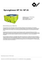 Sprungkissen SP 16 / SP 25-1