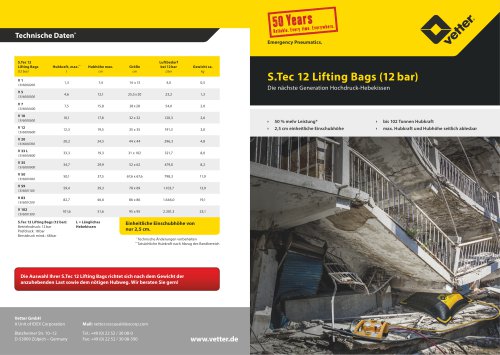 S.Tec 12 Lifting Bags