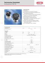 FLUX Ovalradzähler FMO 104 Datenblatt - 1